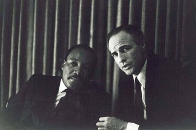 Martin Luther King Jr And Marlon  Brando The Godfather