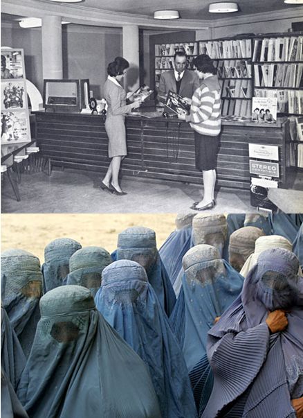 Afgan Women in 1950 VS 2013