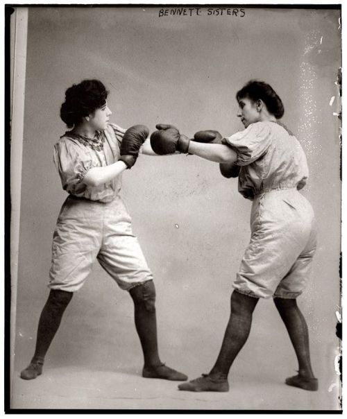 1910 Boxing Bennett Sisters